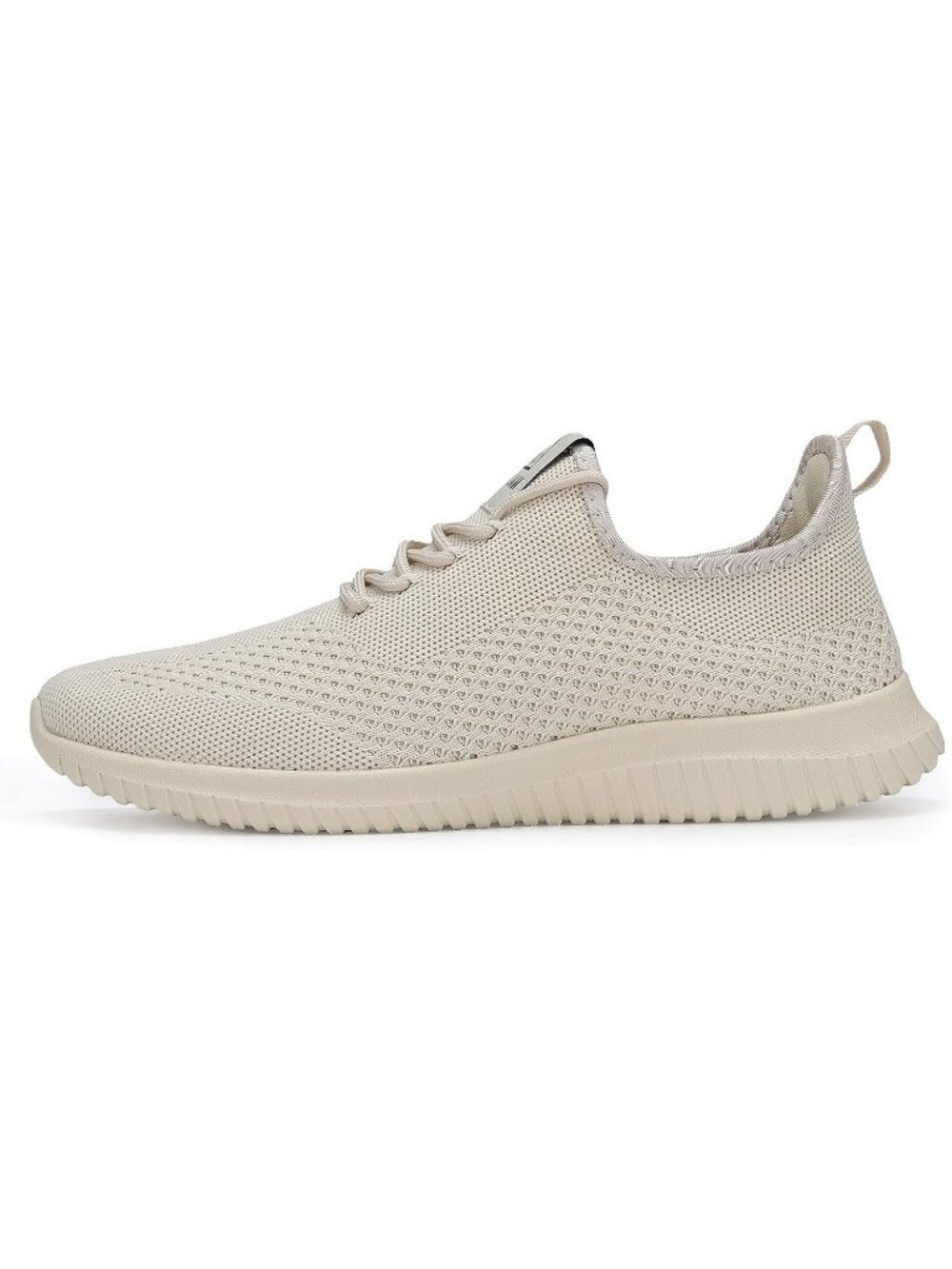 🆕Men All Off White Ultra Lightweight Non Slip Breathable Mesh Workout Sneakers - Picture 5 of 6